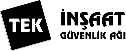 tek inşaat güvenlik ağı logo koyu